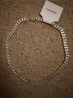 Calvin Klein Cuban link chain necklace